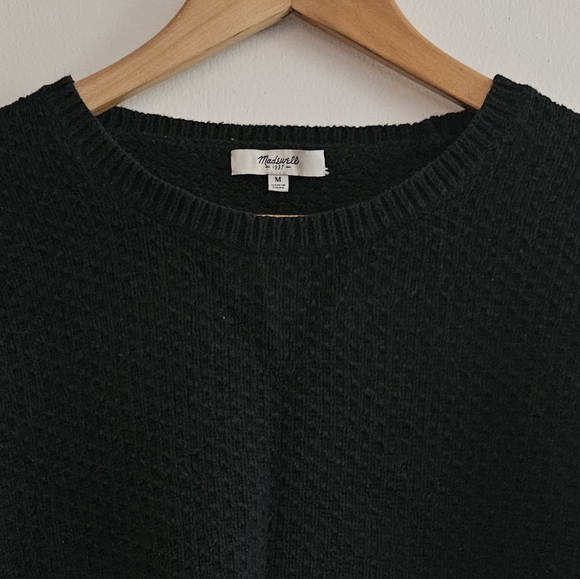 Madewell Women's Black Pullover Sweater Size Medium - Picture 6 of 6